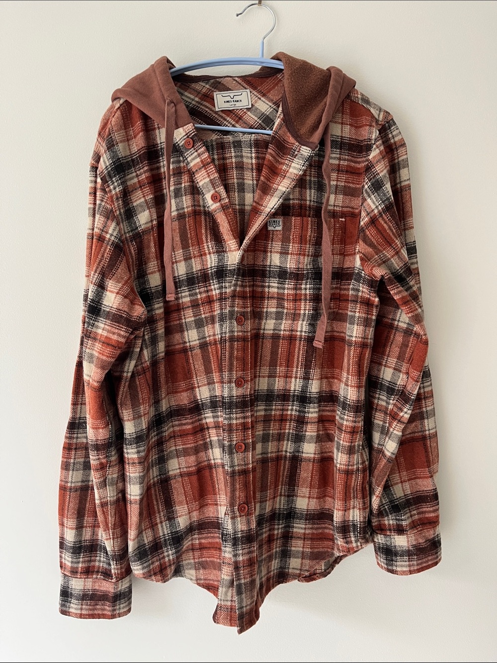 Kimes Ranch Hooded Flannel